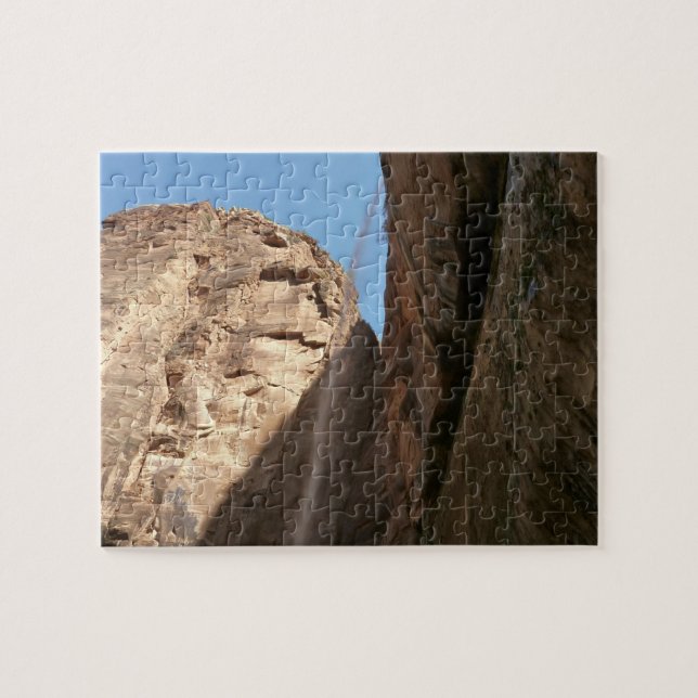 Zion's weinender Felsen im Zion-Nationalpark Puzzle (Horizontal)