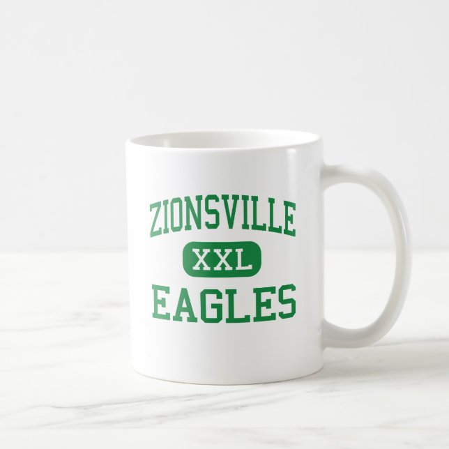 Zionsville - Eagles - Gemeinschaft - Zionsville Tasse (Rechts)