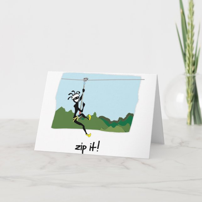 "Zip es!" Karte (Vorderseite)