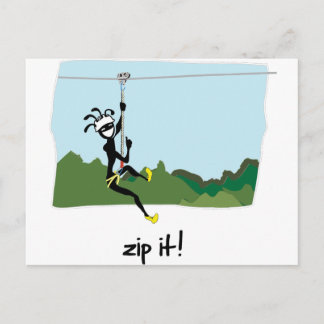 "Zip es!" Postkarte