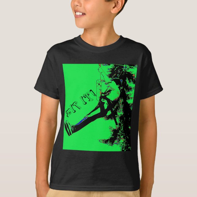Zip es! - Zipliner Rider T-Shirt (Vorderseite)
