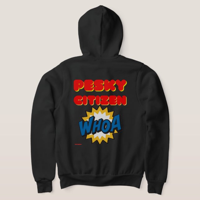 Zip-Hoodie-Sweatshirt "PESKY CITIZEN" Hoodie (AblageHinten)