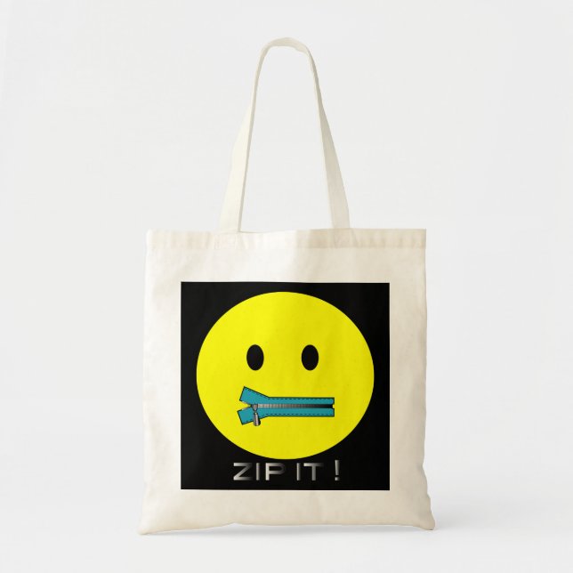 'Zip-it-Gesichtstasche Tragetasche (Vorne)