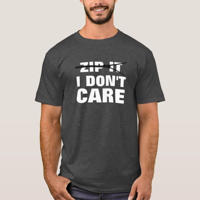 ZIP IT Men's Basic Dark T - Shirt (Vorderseite)