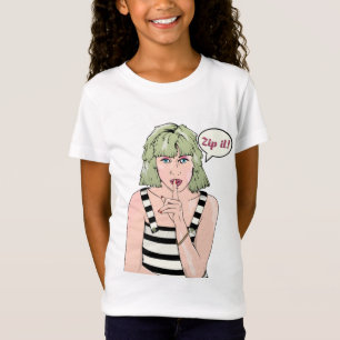 Zip It Pop Art T-Shirt
