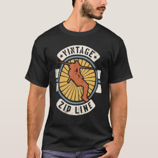 Zip Line Vintage Classic Retro 60er 70er Sport T-Shirt