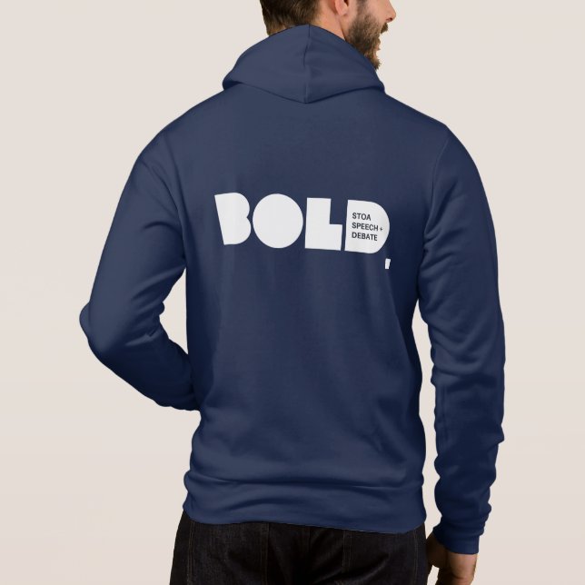 Zip up Stoa Sweatshirt BOLD (Rückseite)