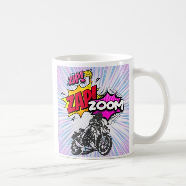 Zip, zap, Zoom Klassische Tasse (Rechts)