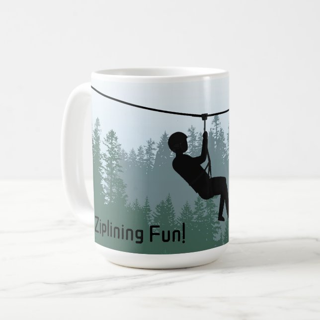Zipline Design Kaffeetasse (Vorderseite Links)