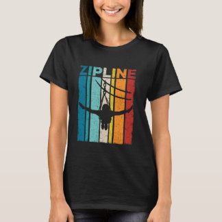 Zipline Enthusiasten Ziplining T-Shirt