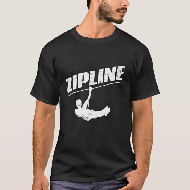 Zipline Extreme Zipline T-Shirt (Vorderseite)
