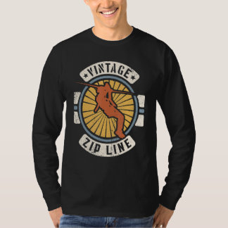 Zipline Vintage Classic Retro 60er 70er Sport T-Shirt
