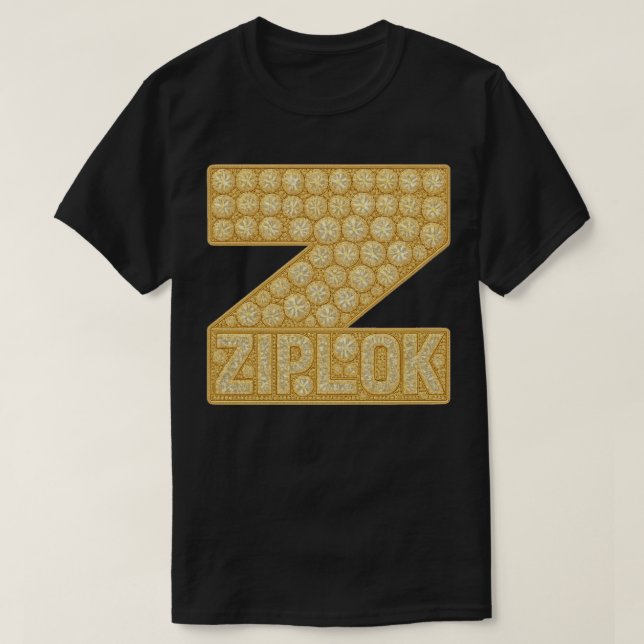 Ziplok - Gold Diamant Logo - T-Shirt (Design vorne)