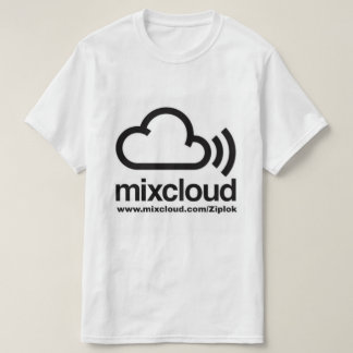 Ziplok - Mixcloud schwarzer/weißer T - Shirt