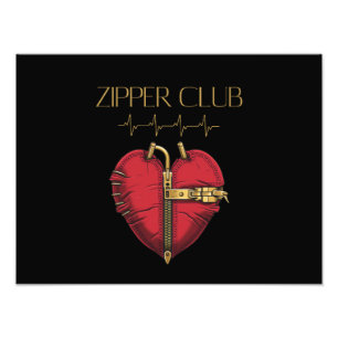 ZIPPER CLUB, Herztransplantation, Operation des of Fotodruck