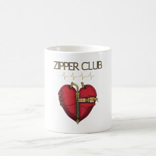 ZIPPER CLUB, Herztransplantation, Operation des of Kaffeetasse