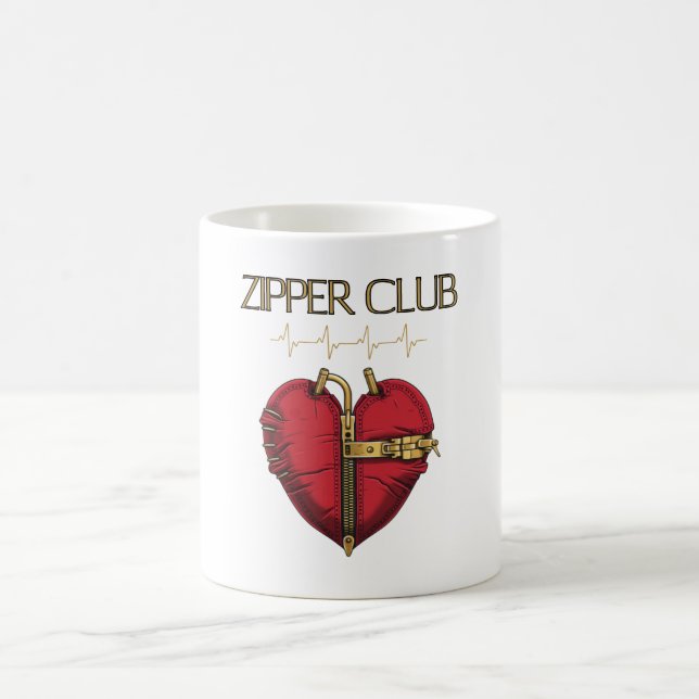 ZIPPER CLUB, Herztransplantation, Operation des of Kaffeetasse (Mittel)