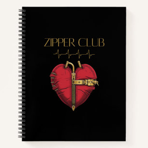 ZIPPER CLUB, Herztransplantation, Operation des of Notizbuch