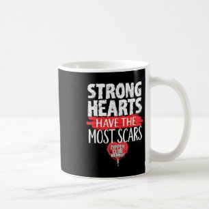 Zipper Club Mitglied Offenes Herz Operation Surviv Kaffeetasse
