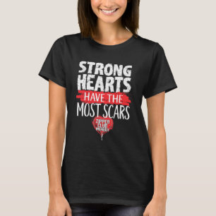 Zipper Club Mitglied Offenes Herz Operation Surviv T-Shirt