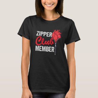 Zipper Club Mitglied Umgehung Offenes Herz Operati T-Shirt