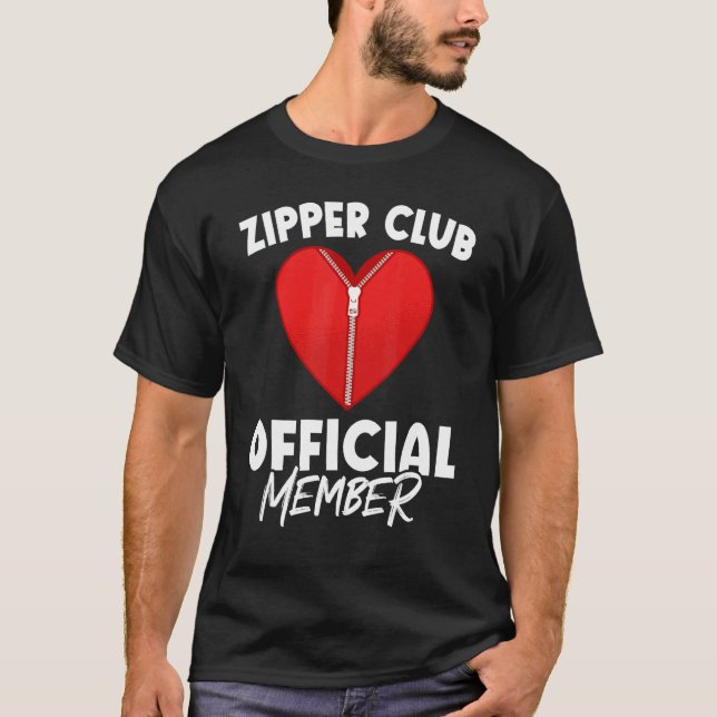 Zipper Club Open Heart Surgery Recovery T-Shirt (Vorderseite)