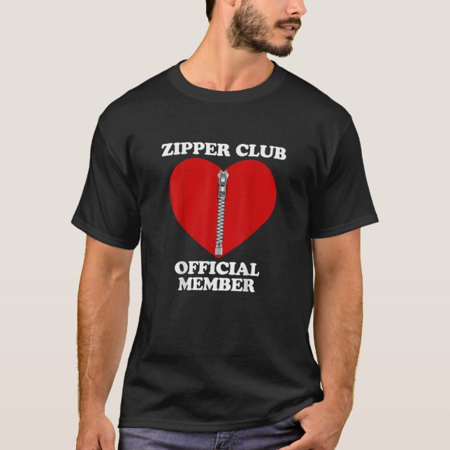 Zipper Club Operation Erholung Offenes Herz Bypa T-Shirt (Vorderseite)