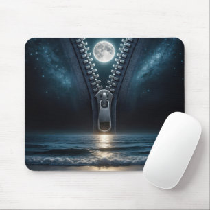 Zipper Entzipping Moonlight Mousepad