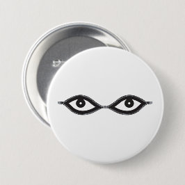 Zipper Eyes Button