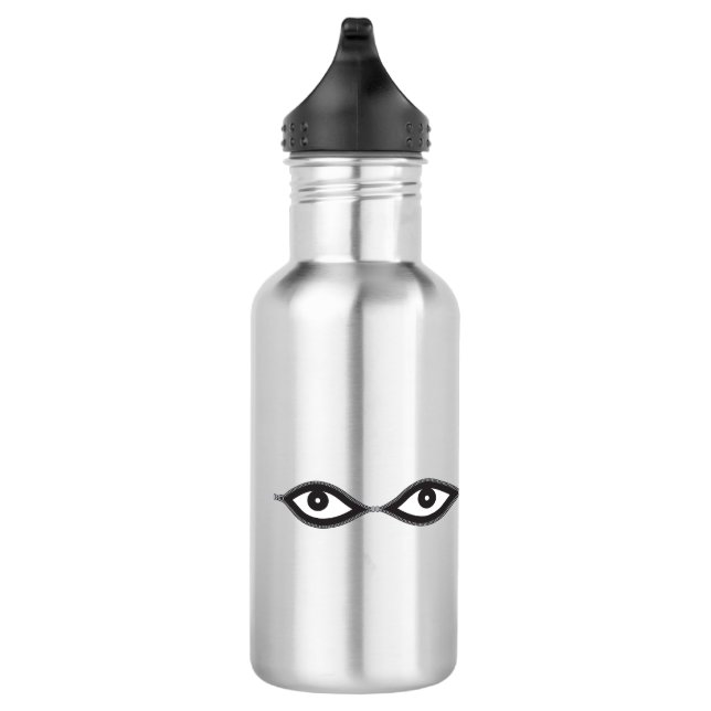 Zipper Eyes Edelstahlflasche (Rechts)