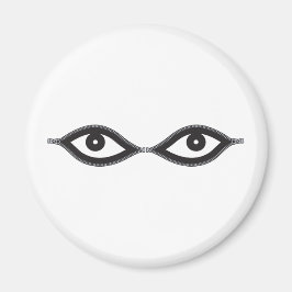 Zipper Eyes Magnet