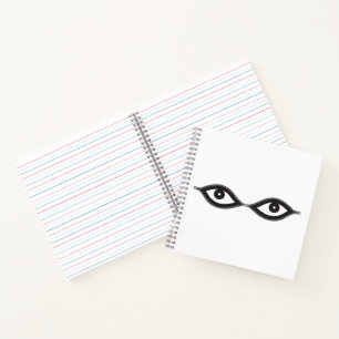 Zipper Eyes Notizbuch