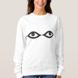 Zipper Eyes Sweatshirt