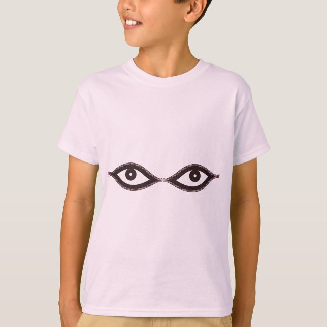 Zipper Eyes T-Shirt (Vorderseite)