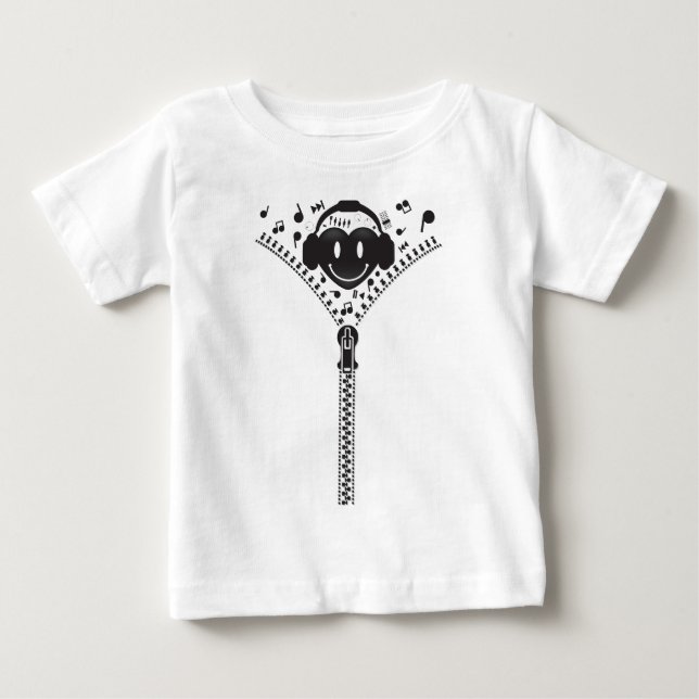 Zipper_Heart Baby T-shirt (Vorderseite)