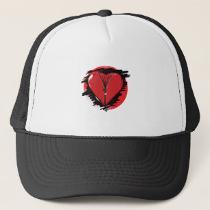 Zipper Heart Truckerkappe