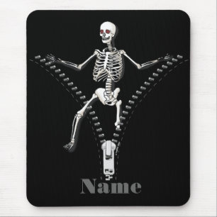 Zipper Skeleton Mousepad