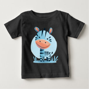 Zippity the Zebra - Niedlich Safari Baby Bodysuit T-shirt
