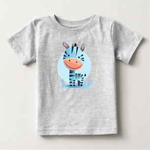 Zippity the Zebra - Niedlich Safari Baby Bodysuit T-shirt