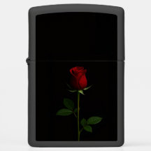 Zippo-Feuerzeug mit Velvet Red Rose