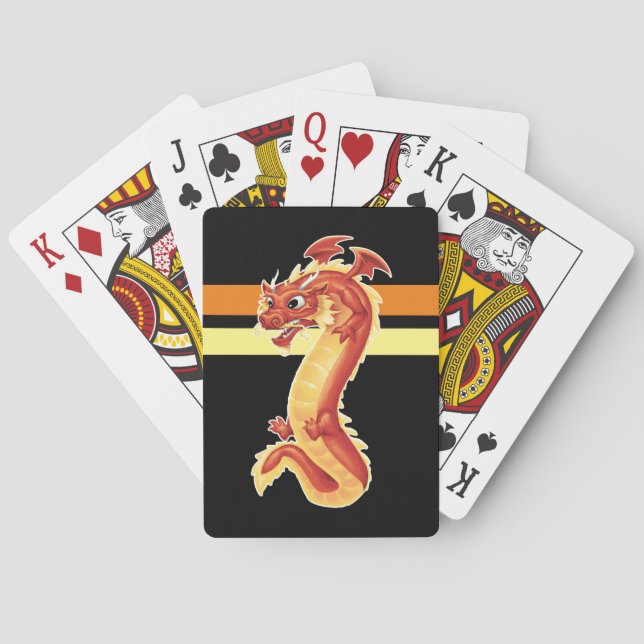 Zippy Dragon Spielkarten (Rückseite)
