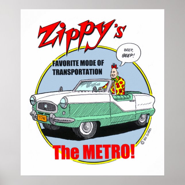 Zippy-Metro Poster (Vorne)