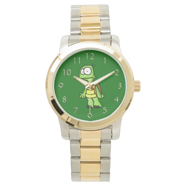 Zippy the Turtle Armbanduhr (Vorderseite)