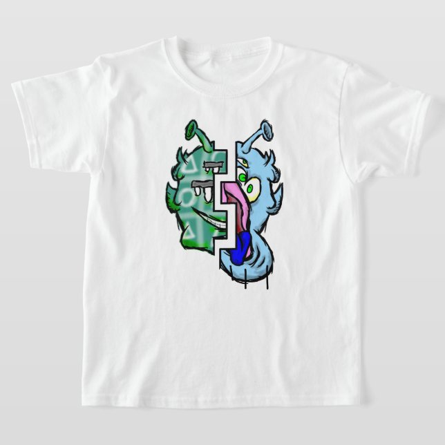Zippy Trippy Alien Dazs 2-Face Xo/Ice k T-Shirt (Ablage )