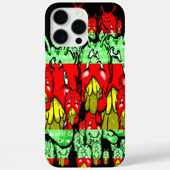 Zippy Trippy Alien Dazs Case-Mate iPhone Hülle (Rückseite)