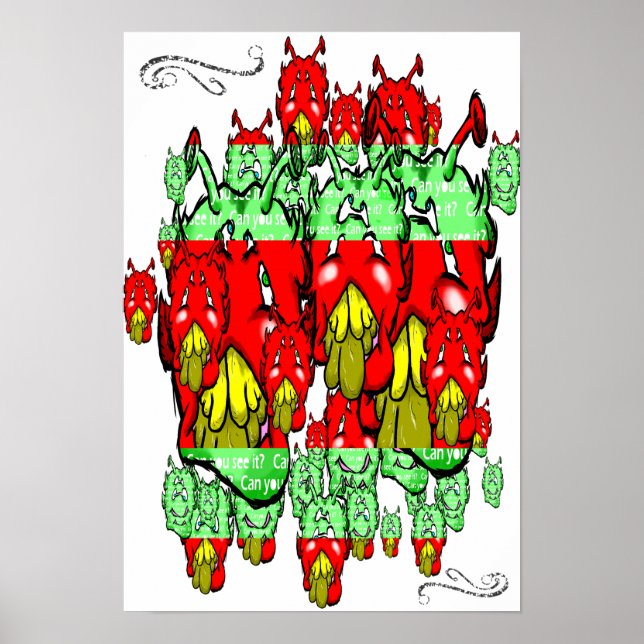 Zippy Trippy Alien Dazs Green Tooth Poster (Vorne)