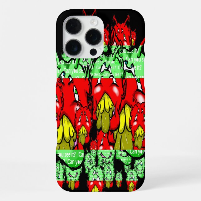 Zippy Trippy Alien Dazs iPhone Hülle (Rückseite)