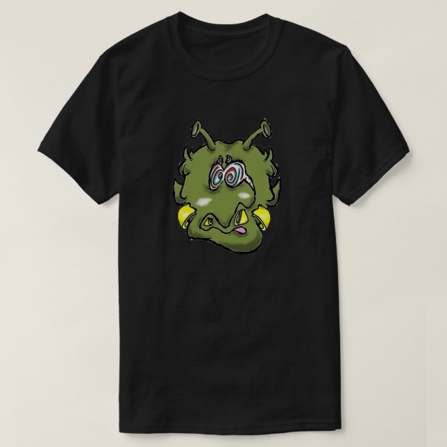 Zippy Trippy Alien Dazs Oops T-Shirt (Design vorne)
