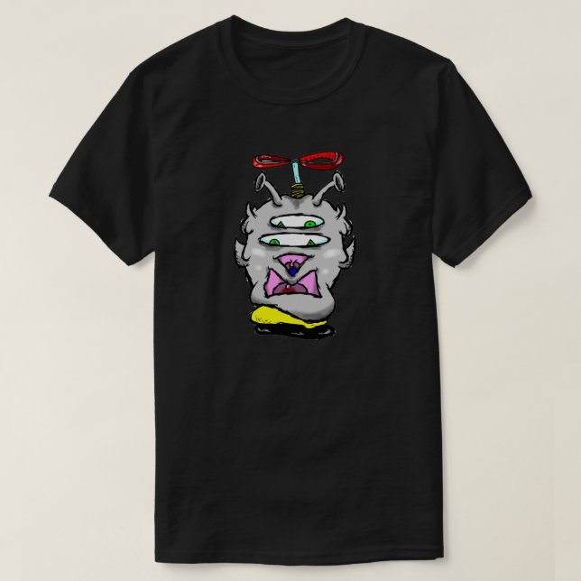 Zippy Trippy Alien Dazs Spinner T-Shirt (Design vorne)