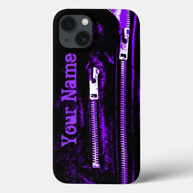 Zips Lila Name iPhone Gehäuse Case-Mate iPhone Hülle (Rückseite)